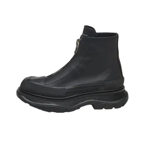 Alexander McQueen Tread Slick Мартинсы Черные Женские