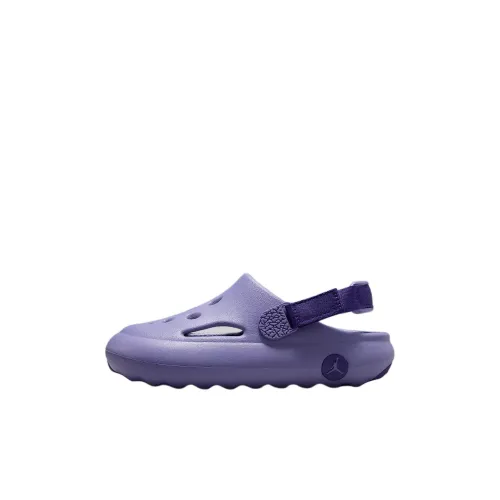 Детский Jordan Hydrip Резиновые Устойчивые к Износу Детские Сандалии Темно-фиолетовые