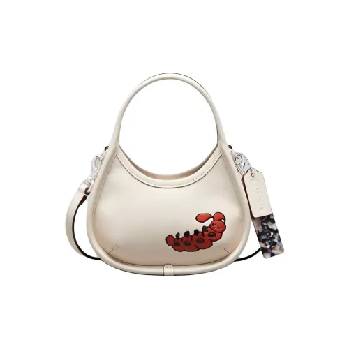 Coachtopia Ergo Кожа Сумка Сумка через плечо Сумка через плечо Мини Женская Белая