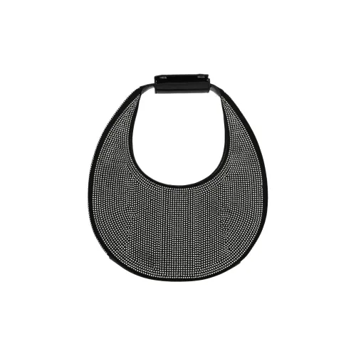 Staud Кожа Детали Сумка через плечо Сумка Женская Черная