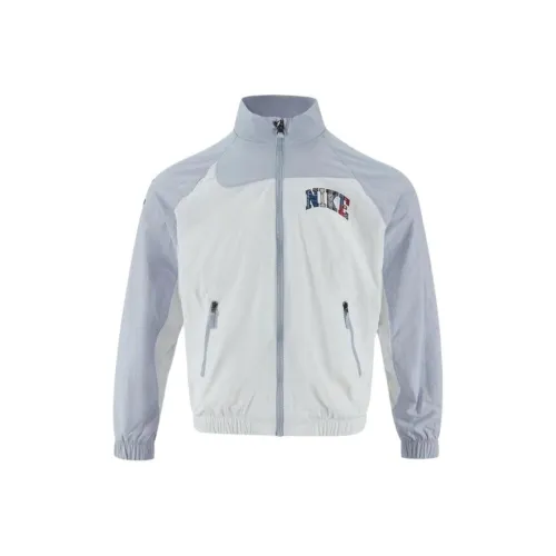 NIKE Swoosh Белый/синий Kids Куртки