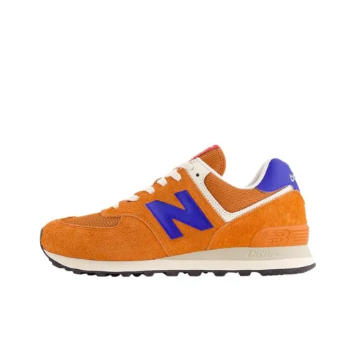 New Balance NB 574 Устойчивый к истиранию Низкий Топ Повседневная обувь Унисекс Оранжевый