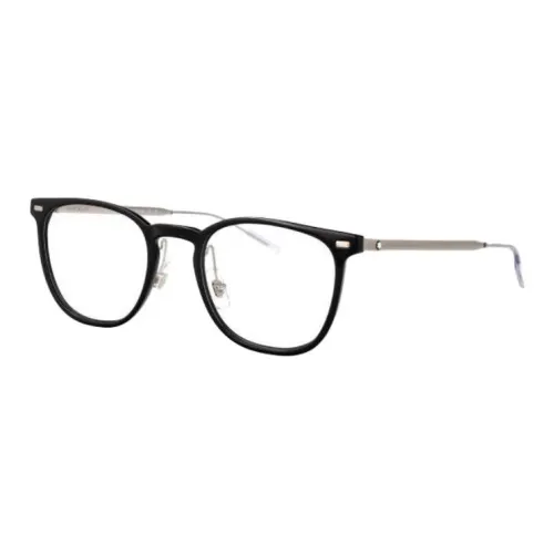 MONTBLANC Круглые Оправы для Очков Мужские Черные