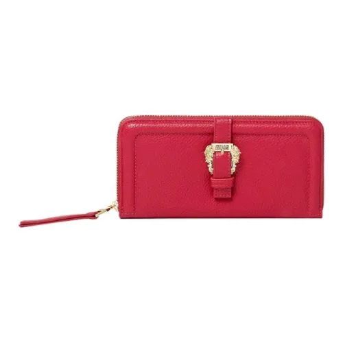 VERSACE JEANS COUTURE Держатель для карт кошелек женский розовый красный