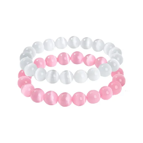 KYY Natural Glass Cat Eye Bracelets Unisex KYY Натуральный Стекло Кошачий глаз Браслеты Унисекс