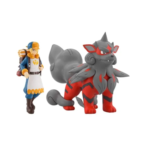 BANDAI Pokémon SCALE WORLD Scale World Регион Изумруд Wanglu Изумруд Ветер Собака Фигурки в стиле Chibi