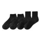 Короткий черный *2-Носки, экипаж черный *2