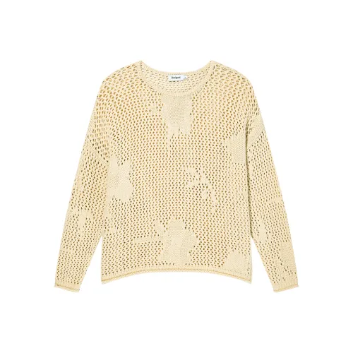 Desigual Экрю Женская Трикотажная Одежда