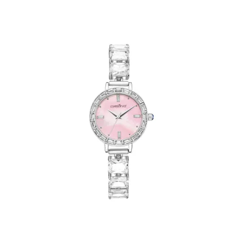 COMLORVEI Кварцевый механизм Часы Женские Жемчужная раковина Циферблат