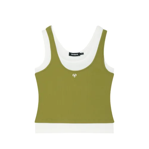 Desigual Зеленые Женские Майки