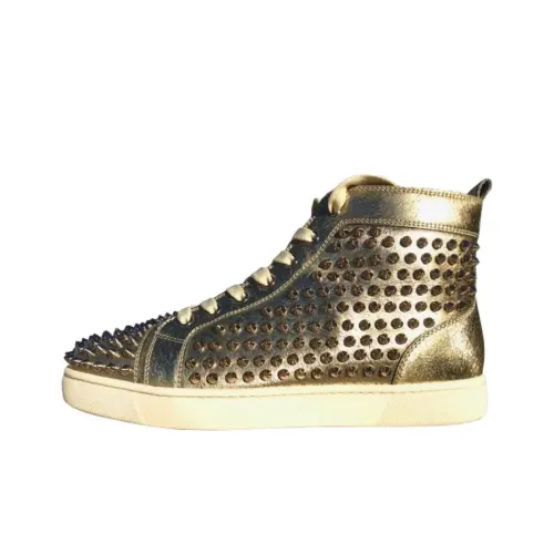 CL Louis High Топ Скейтборд Кроссовки Мужские Золотые