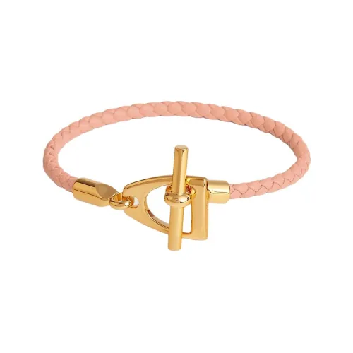 HERMES Телячья кожа Браслеты Унисекс Розовый