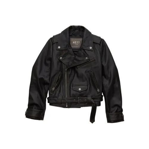 AMERICAN EAGLE Кожа Куртка Женская