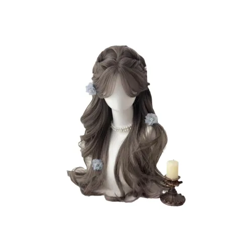 Gentle Welcome Мята Море цветов Перука Женская Премиум Элегантность Полная Перука с Большой Крутой Передней Части Волос