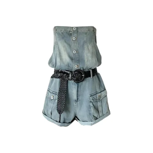 SKYA Синие Женские Платья без рукавов