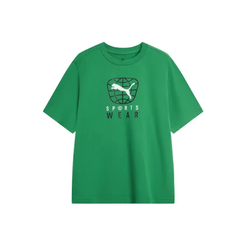 PUMA Зеленые Мужские Футболки