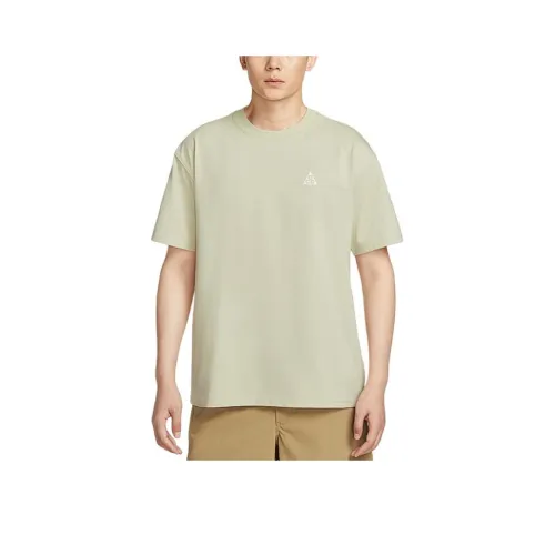 Nike Светло-зеленые Мужские T-рубашки