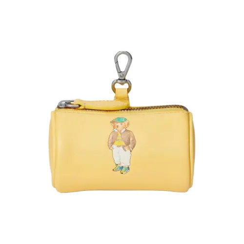 Polo Ralph Lauren Телячья кожа Монетница Женская Желтая