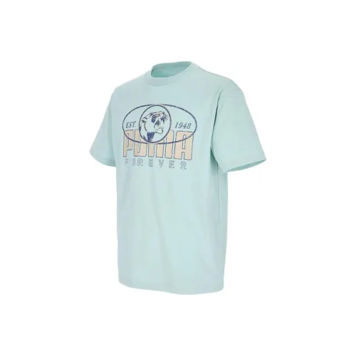 PUMA Мятно-зеленые Мужские T-рубашки