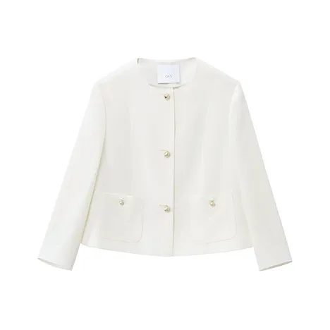 OVV Желто-кремовый Женское короткое пальто