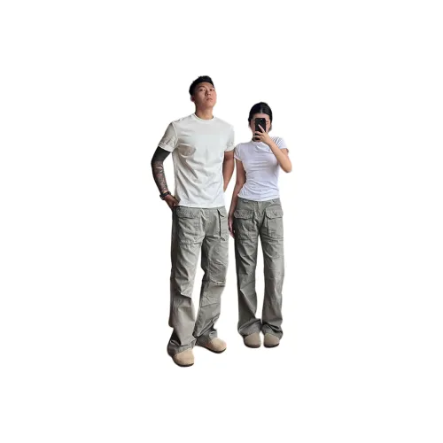 COMOWA Армейский зеленый Унисекс Брюки карго