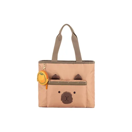 LeSportsac Ткань Сумка Сумка через плечо Тоут Большая Женская Коричневая