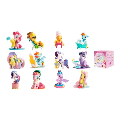 POP MART Коллаборация Edición Сумеречная искра Рейнбоу Дэш Эпплджек Мой маленький пони Любовь Beauty Collection