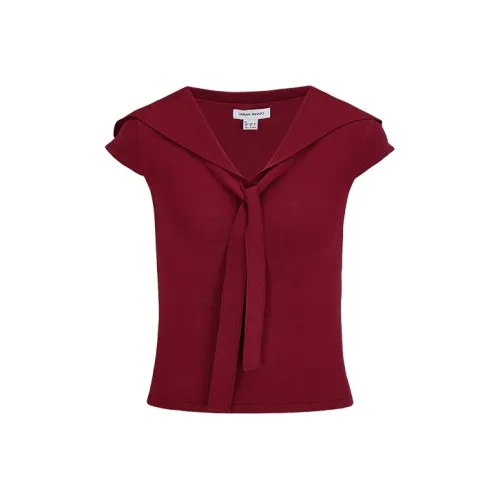 URBAN REVIVO Вермильон Женская Трикотажная