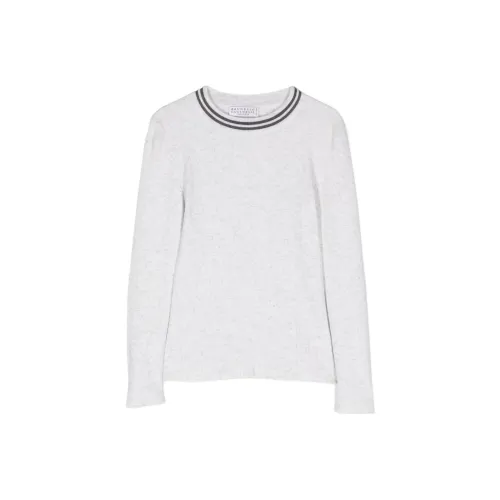 BRUNELLO CUCINELLI Серый Kids Свитеры