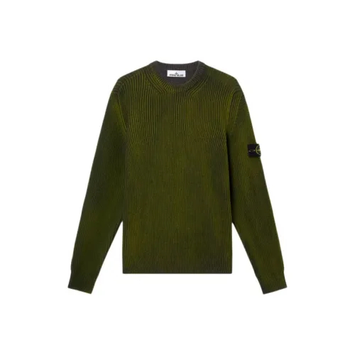 STONE ISLAND Свитер Мужской Зеленый