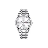 Двойной календарь, серебристо-белый