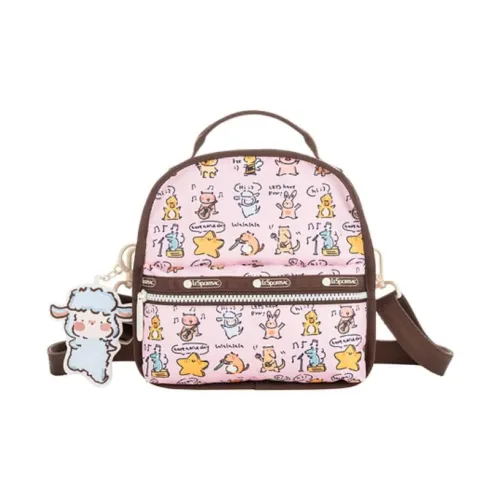 LeSportsac Ткань Сумка Средняя Женская Розовая