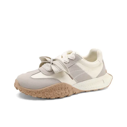 FOXER x MARINO ORLANDI Высота Увеличивающие Устойчивые к Износу Низкие Кроссовки для Скейтбординга Женские