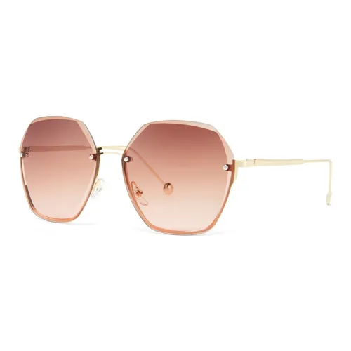 CinvaiKrose Металл Квадрат Нет Макияж Солнцезащитные очки Женские