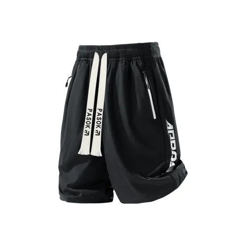 PASOK 013 Черные Унисекс Повседневные шорты
