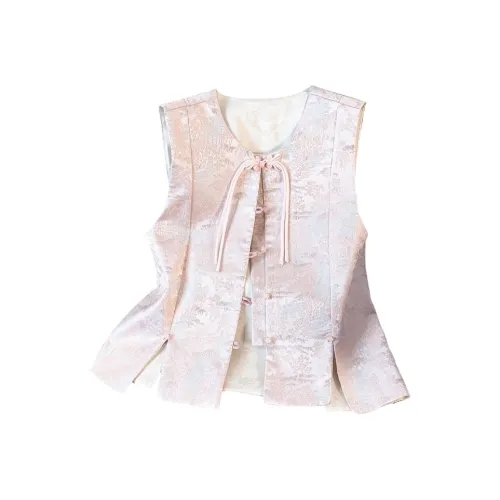 SIXUSICHOU Цвет изображения Женские жилеты