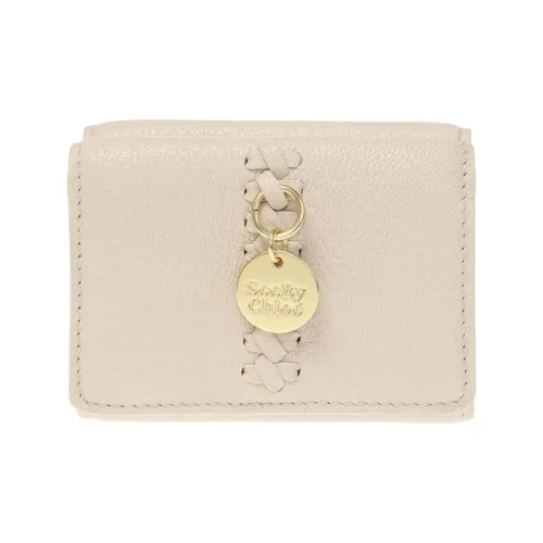 See By Chloe Tilda Рельефная кожа Козы Кошелек Мини Женский Бежевый