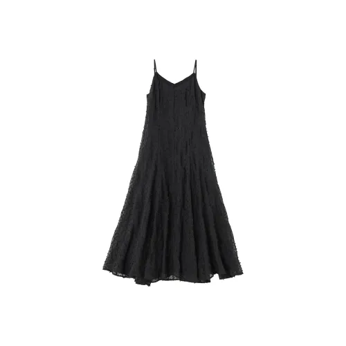 SOON FLOWER Черные Женские Слиплатья