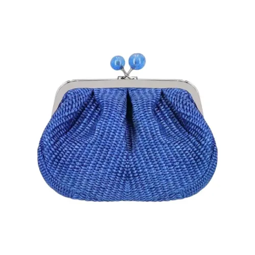 WEEKEND MaxMara Pasticcino Хлопок Клатч Сумка через плечо Сумка на плечо Стандартный Маленький Размер Женский Синий