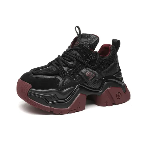 ST SAT Дышащие Низкие Кроссовки с Толстой Подошвой Женские