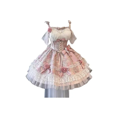 WLEQK Женские Лолита Платья