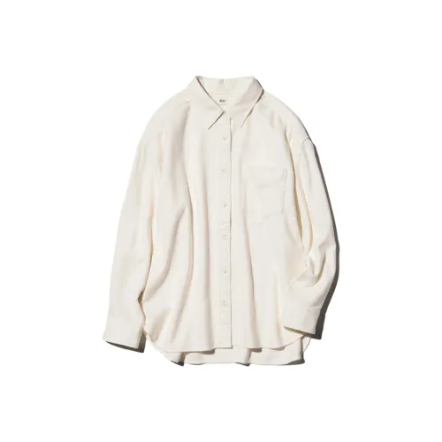UNIQLO Сливочный Женские Рубашки