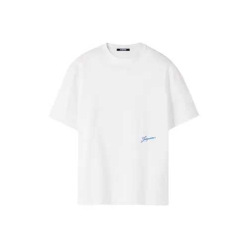 Jacquemus Hotel ROOM Узор Короткий Рукав T Рубашка T Рубашка Мужской