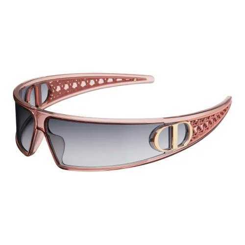 DIOR Полиамид Смола Металл Нерегулярная форма Солнцезащитные очки Унисекс Розовый