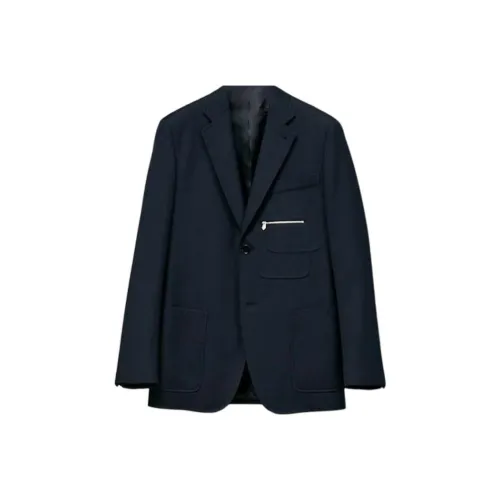 HERMES Черные Мужские Деловые Костюмы