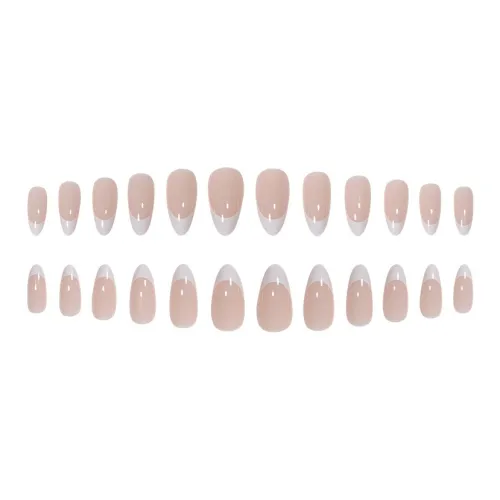 ARTMISS Vymy Show Французский Минималистский стиль Миндаль Овал Миндальный белый Телесный