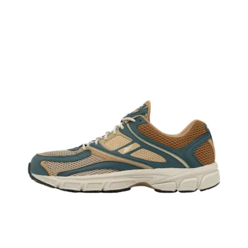 Reebok PREMIER TRINITY Устойчивый к истиранию Низкий Топ Повседневные Беговые кроссовки Унисекс Бежевый Зеленый