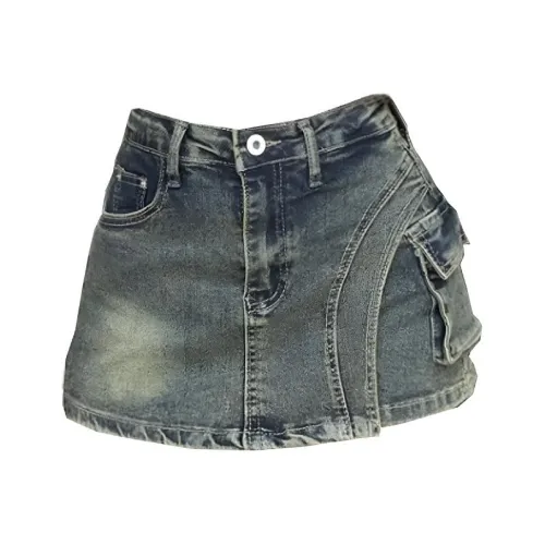 CHARM GLOW Джинсовые короткие юбки Женские