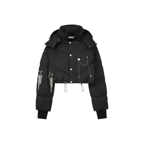 13 DEMARZO Черная Женская Пуховая Куртка