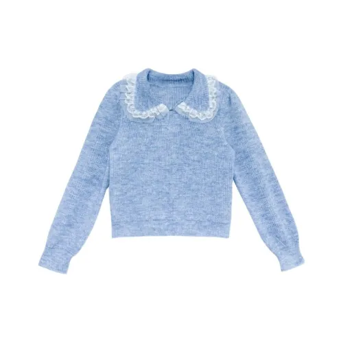 WUPODAMANVZHUANG Трикотаж Женский Island Glacier Blue